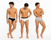 Men Brief Pack of 3, BASIC COLORS