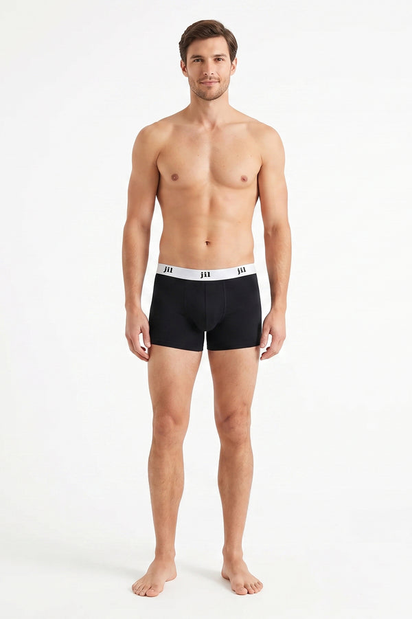 Men 3" Trunk Pack of 3, BLACK COLOR