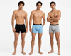 Men 3" Trunk Pack of 3, Multi Color