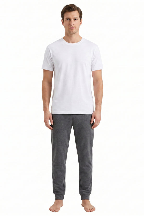 Men Short Sleeve T.SHIRT Bright White