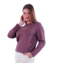 Load image into Gallery viewer, Women LS T.SHIRT ,Bitter Chocolate