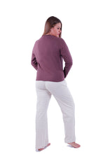 Load image into Gallery viewer, Women LS T.SHIRT ,Bitter Chocolate