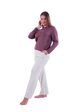 Load image into Gallery viewer, Women LS T.SHIRT ,Bitter Chocolate