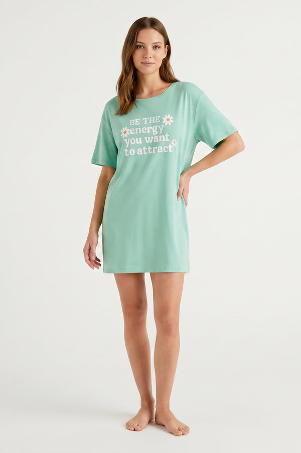 Women SS Nightgown – Cabbage