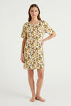 Women SS Nightgown – Light Lemon
