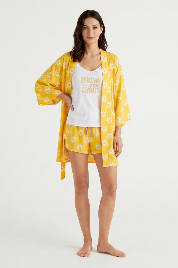Women V-Neck Cotton Pajama Set – Dewkist