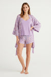 Women V-Neck Cotton Pajama Set – Naval Academy