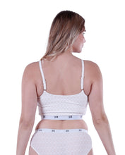 Load image into Gallery viewer, Women Sports Bra Oatmeal Argyle