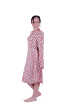 Load image into Gallery viewer, Women LS Dress, Red Paisely