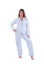 Load image into Gallery viewer, Women LS PAJAMAS WITH BUTTONS