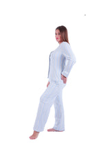 Load image into Gallery viewer, Women LS PAJAMAS WITH BUTTONS