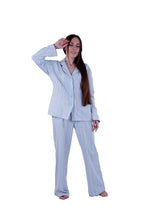 Load image into Gallery viewer, Women LS PAJAMAS WITH BUTTONS