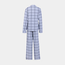 Load image into Gallery viewer, LS PAJAMA WITH PANTS Grey squares