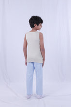 Load image into Gallery viewer, BOY TANK TOP ,WHITE CAP GRAY
