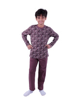 Load image into Gallery viewer, Boy LOUNGE PANTS BITTER Chocolate