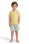 Boys SS Round Neck T-Shirt with Short Pajama Set – Mellow Yellow