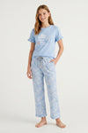 Girls SS T-Shirt With Ruffles & Bermuda Pants Pajama Set – Nantucket Breeze