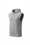 Men Sleeveless Hoodie – Cool Gray 4C