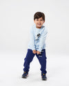 Disney BOYS MICKEY SWEAT SET BLUE