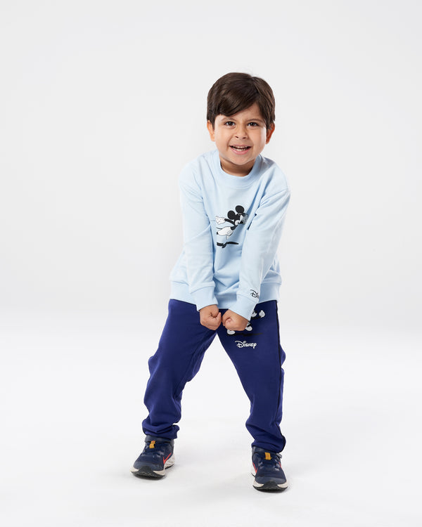 Disney BOYS MICKEY SWEAT SET BLUE