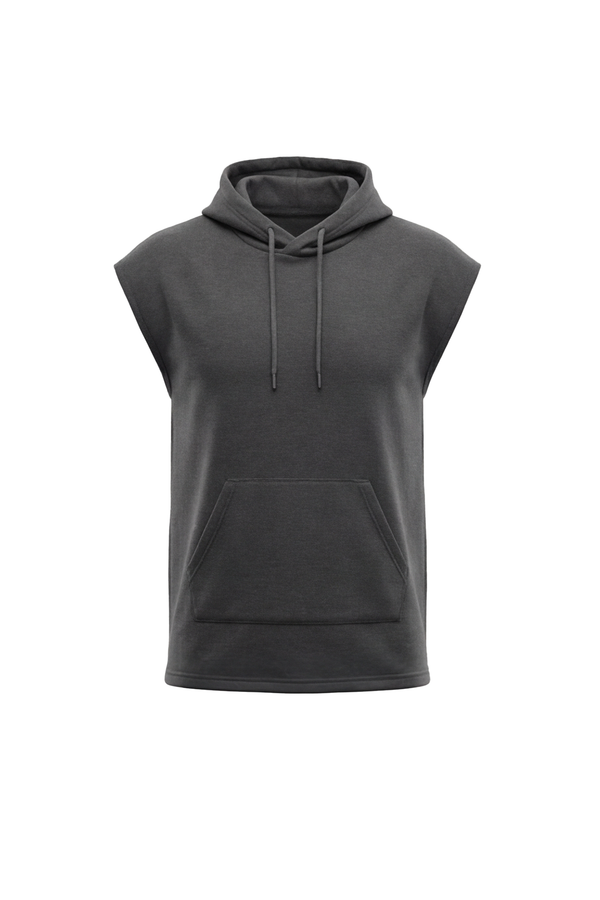 Men Sleeveless Hoodie – Moonless Night
