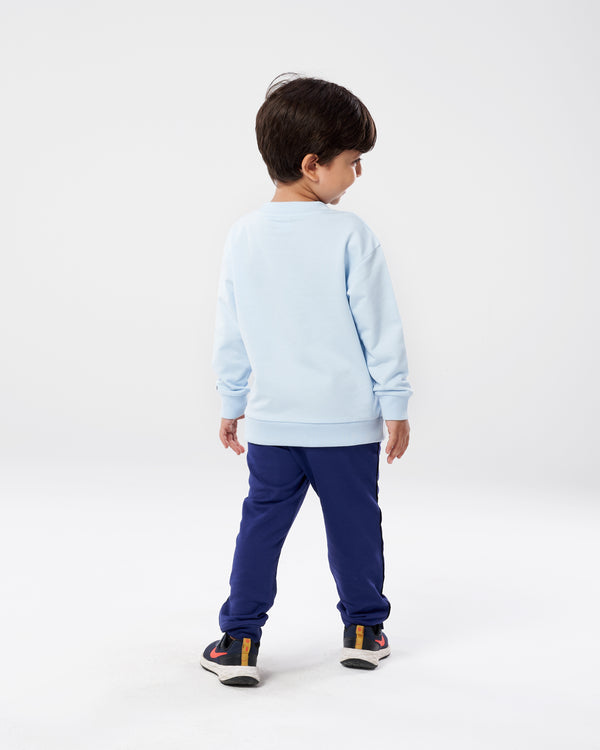 Disney BOYS MICKEY SWEAT SET BLUE