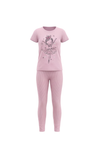 Girls SS T-Shirt With Rib Legging Pajama Set – Ballerina