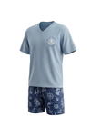 Men V-Neck Cotton Pajama Set – Skyride