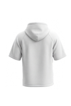 Men Short Sleeve Hoodie – Bright White