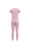 Girls SS T-Shirt With Rib Legging Pajama Set – Ballerina