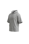 Men Short Sleeve Hoodie – Cool Gray 4C