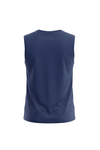 Boys Sleeveless Cotton Top – Maritime Blue