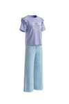 Girls SS T-Shirt With Wide-Leg Pants Pajama Set – Baby Lavender
