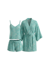 Women V-Neck Cotton Pajama Set – Skyride