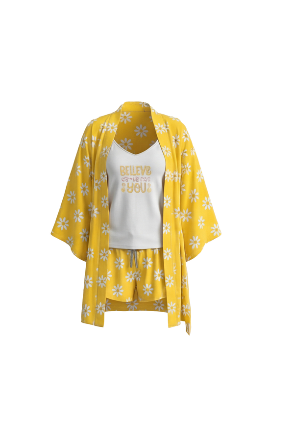 Women V-Neck Cotton Pajama Set – Dewkist