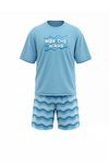Men Oversized Cotton Pajama Set – Tropical Breeze