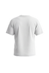 Boys SS Round Neck Cotton T-Shirt – Bright White - Orange