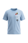 Boys SS Round Neck Cotton T-Shirt – Maritime Blue