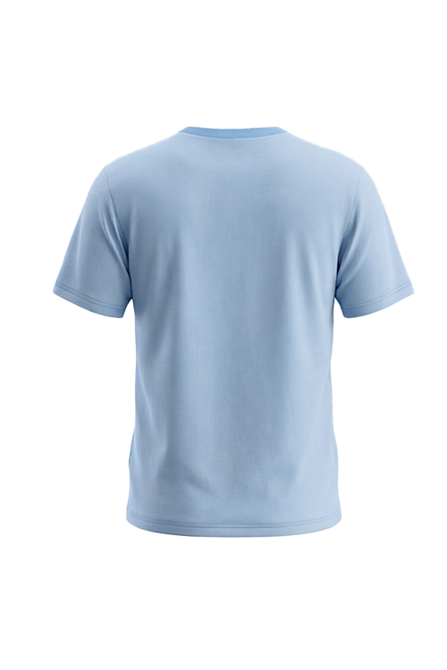 Boys SS Round Neck Cotton T-Shirt – Maritime Blue