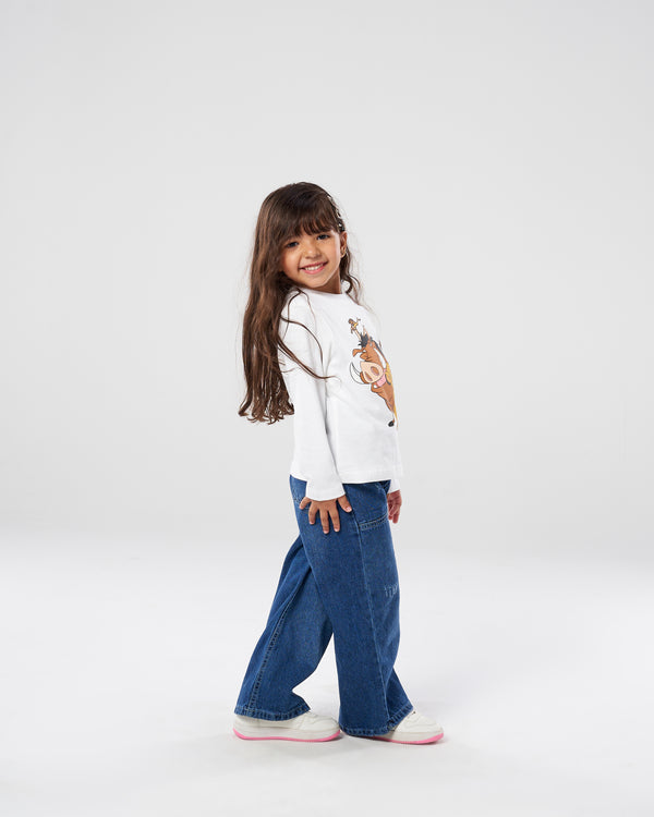 Disney Girls LION KING White LS T-SHIRT Girls