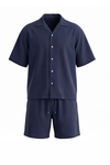 Men Oversized Waffle Pajama Set – Naval Academy