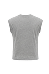 Men Sleeveless Cotton Tank Top – Cool Grey 4C