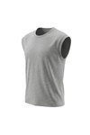 Men Sleeveless Cotton Tank Top – Cool Grey 4C