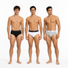 Men Slim Brief Pack of 3, BASIC COLORS