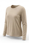 Women Long Sleeve Cotton Undershirt – Whitecap Gray