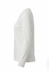 Women Long Sleeve Cotton Undershirt – Bright White