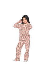 Load image into Gallery viewer, Girls LOUNGE PANTS Red Paisley