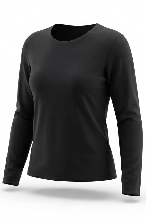 Women Long Sleeve Cotton Undershirt – Moonless Night