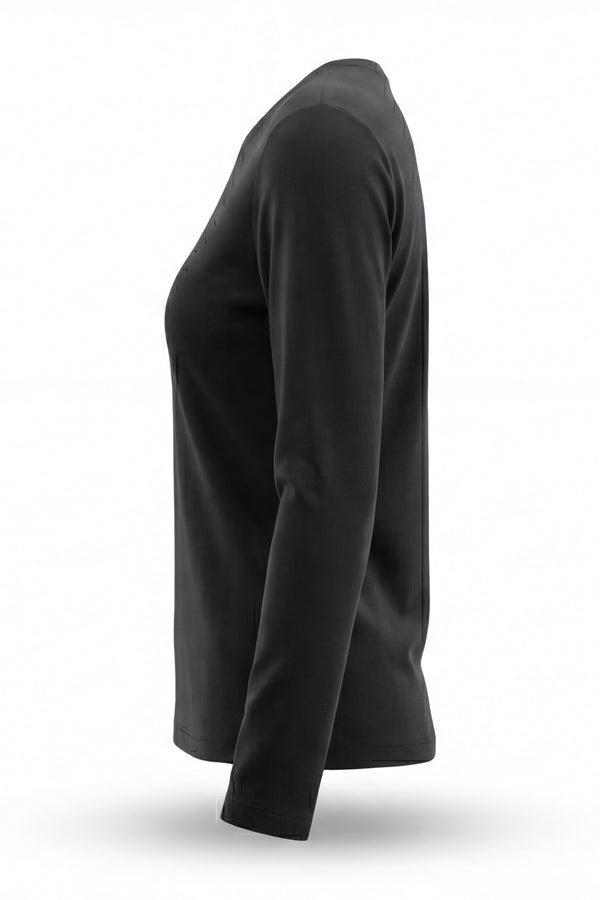 Women Long Sleeve Cotton Undershirt – Moonless Night
