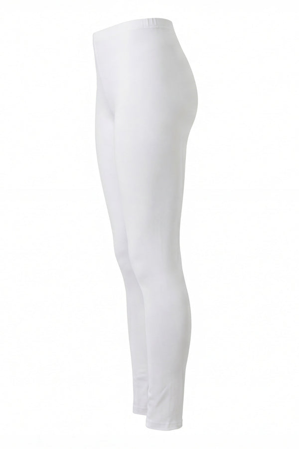 Women Cotton Leggings – Bright White